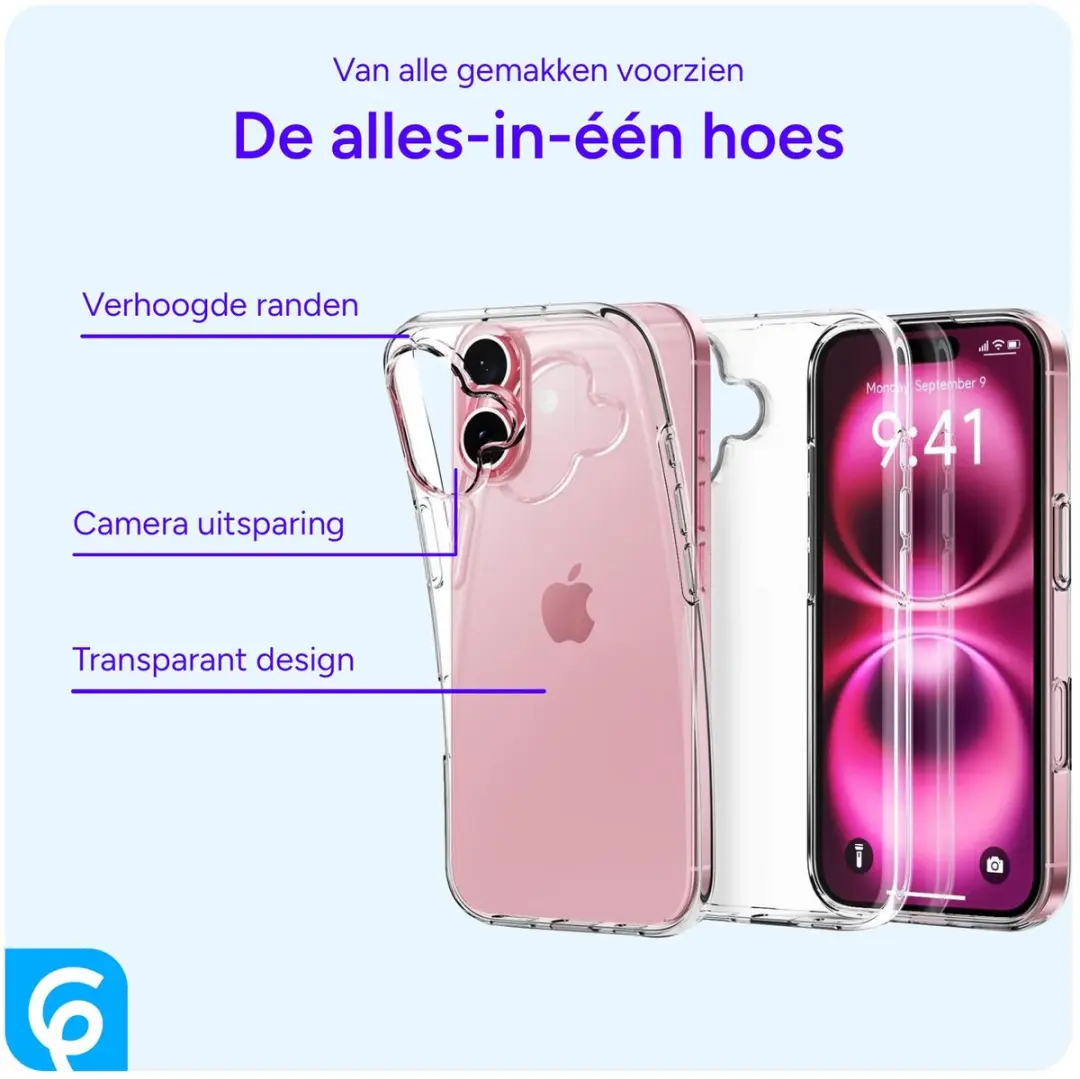 Selected Transparant TPU Hoesje iPhone 16