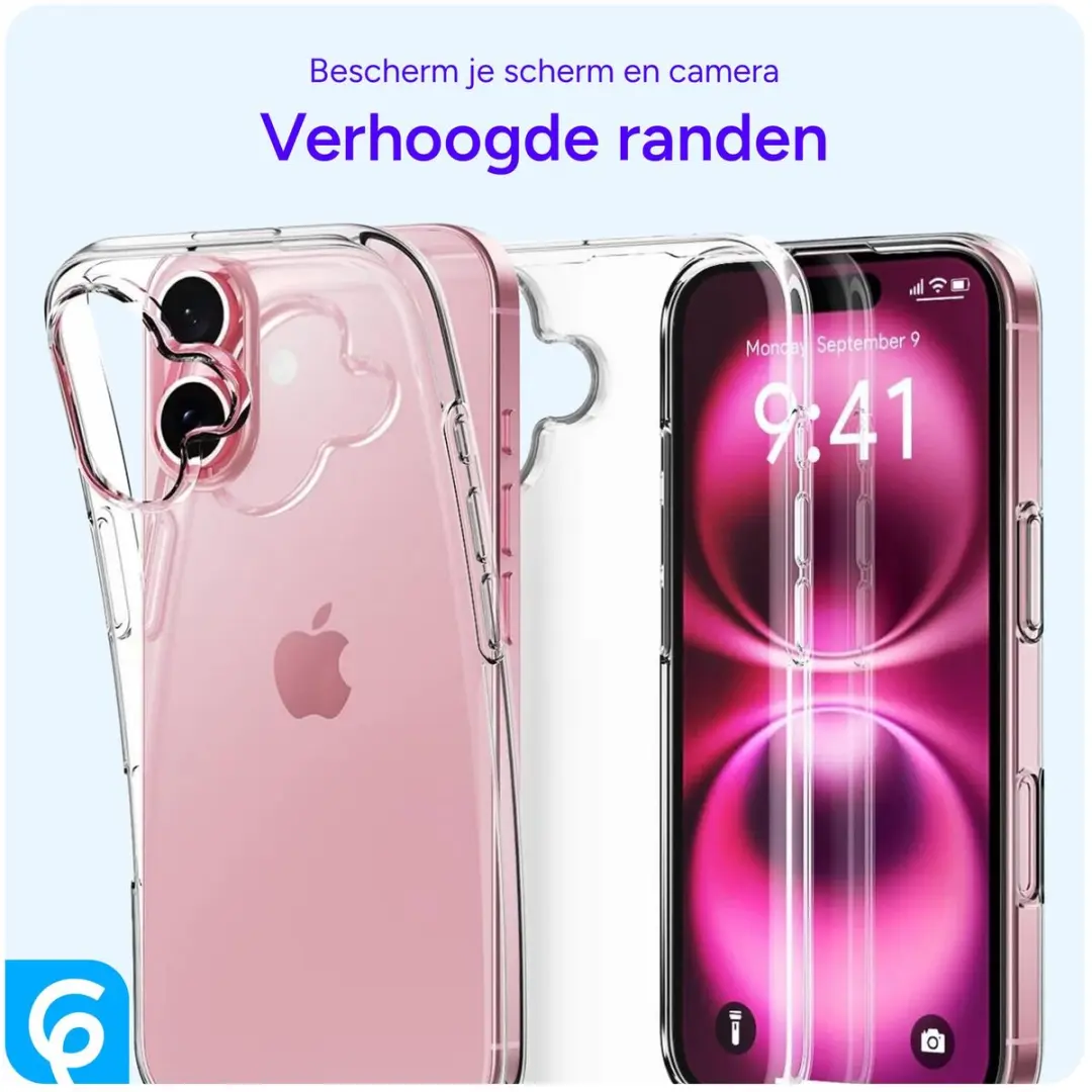 Selected Transparant TPU Hoesje iPhone 16