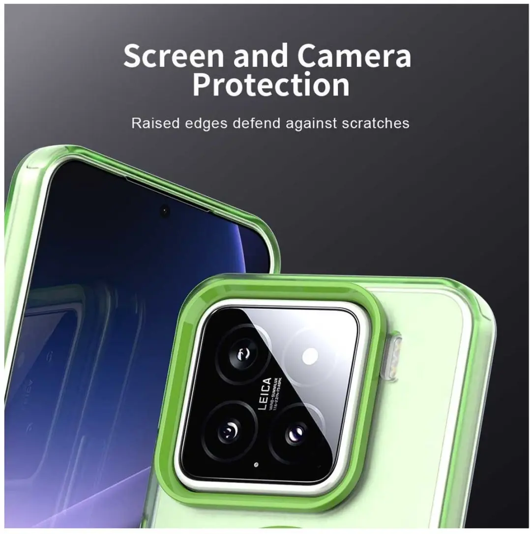 Selected MagSafe Backcover Xiaomi 15 - Groen & Transparant
