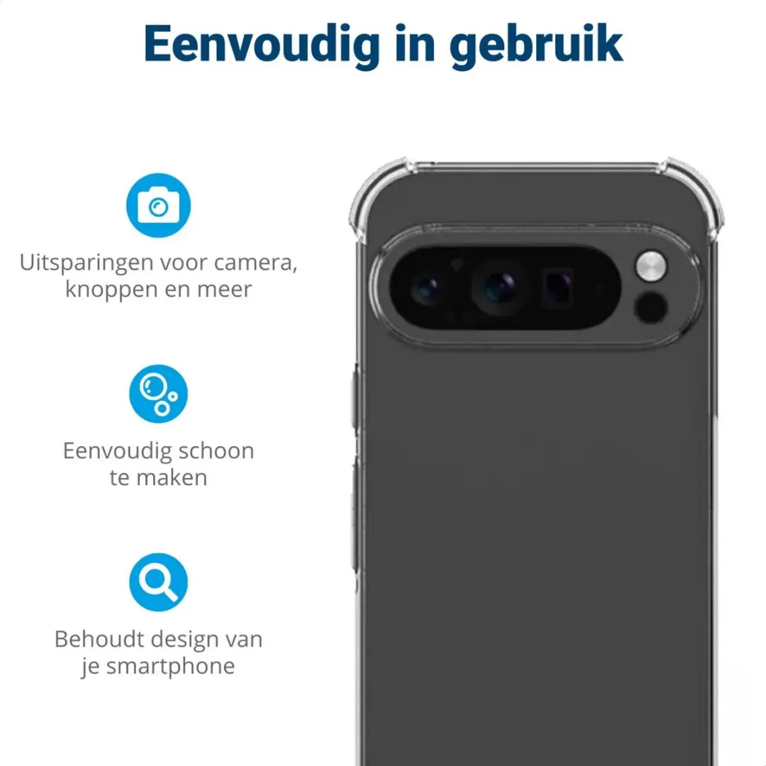 Selected Transparant Hoesje Google Pixel 9 Pro XL - Schokbestendig