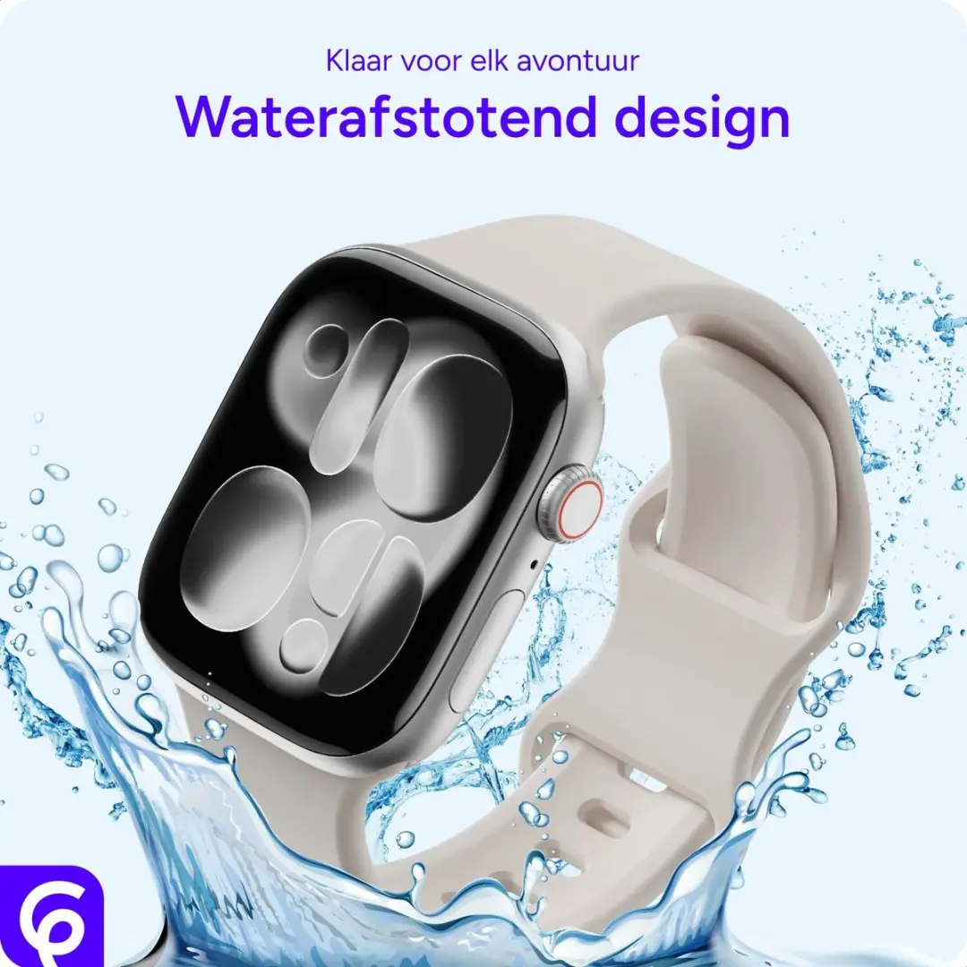 Selected SBG Siliconen Bandje Apple Watch - 3 Stuks - Zwart