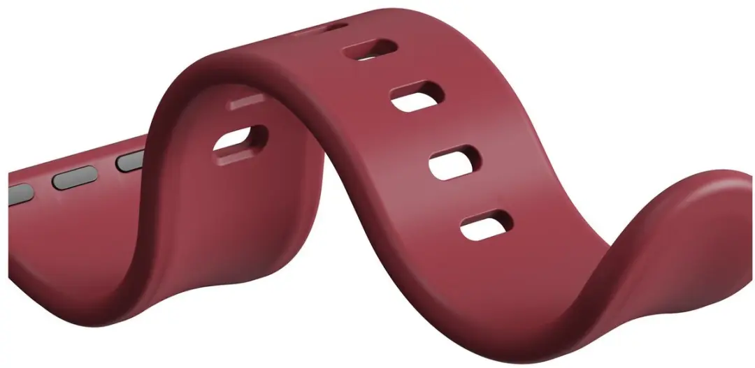 Selected SBG Siliconen Bandje Apple Watch Series 9 41mm - Bordeaux