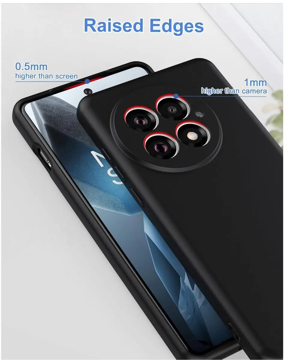 Selected by GSMpunt OnePlus 13R Hoesje - Zwart Dun TPU
