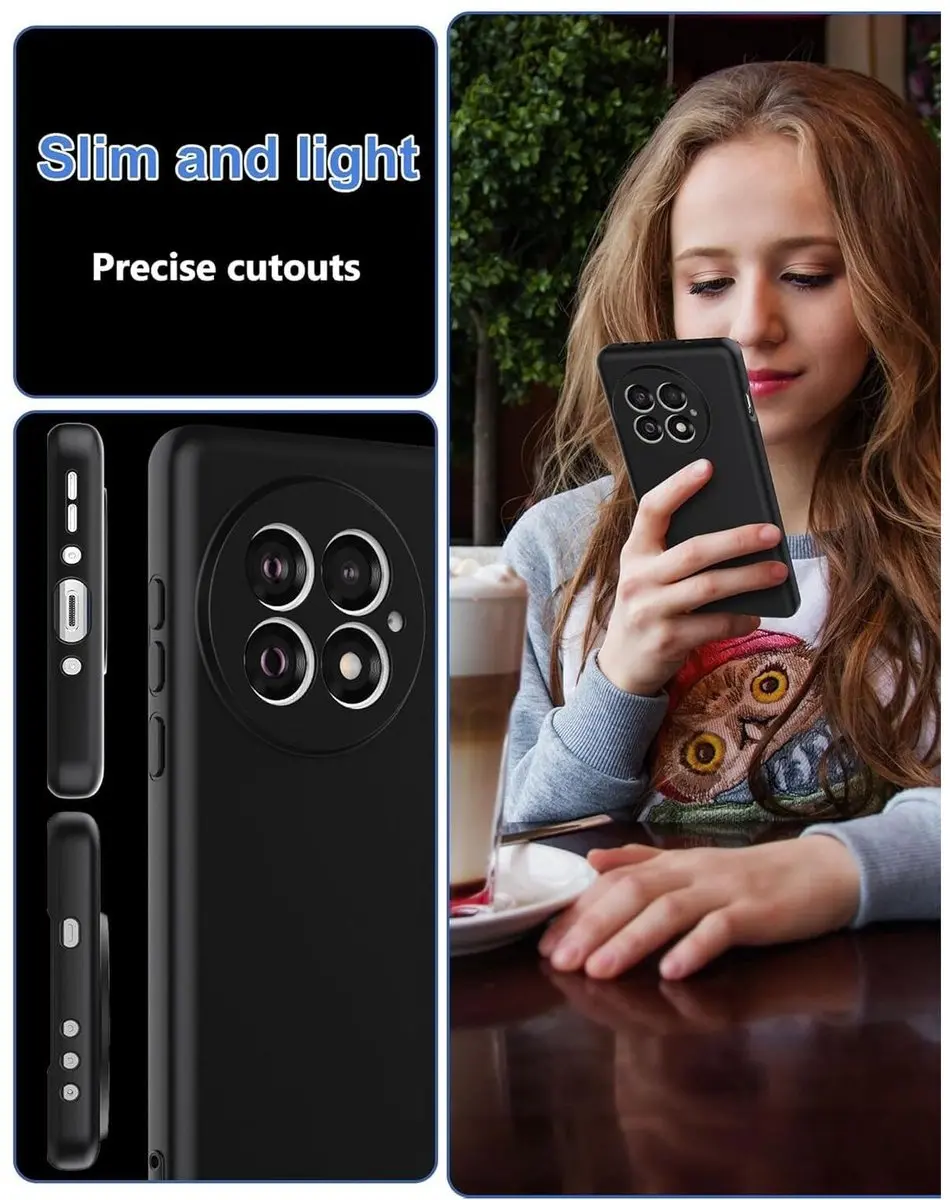 Selected by GSMpunt OnePlus 13R Hoesje - Zwart Dun TPU