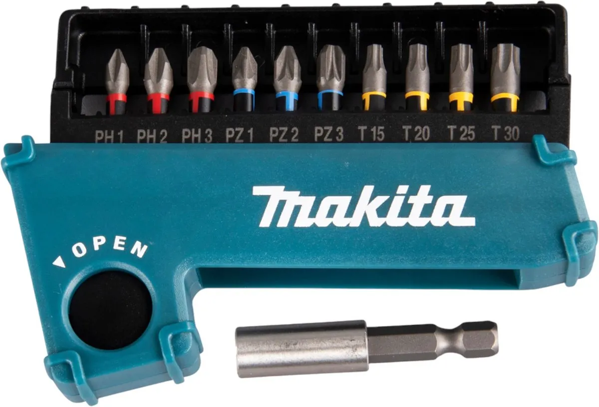 Makita Slagschroefbitset E-03567 - 11-delig - T15