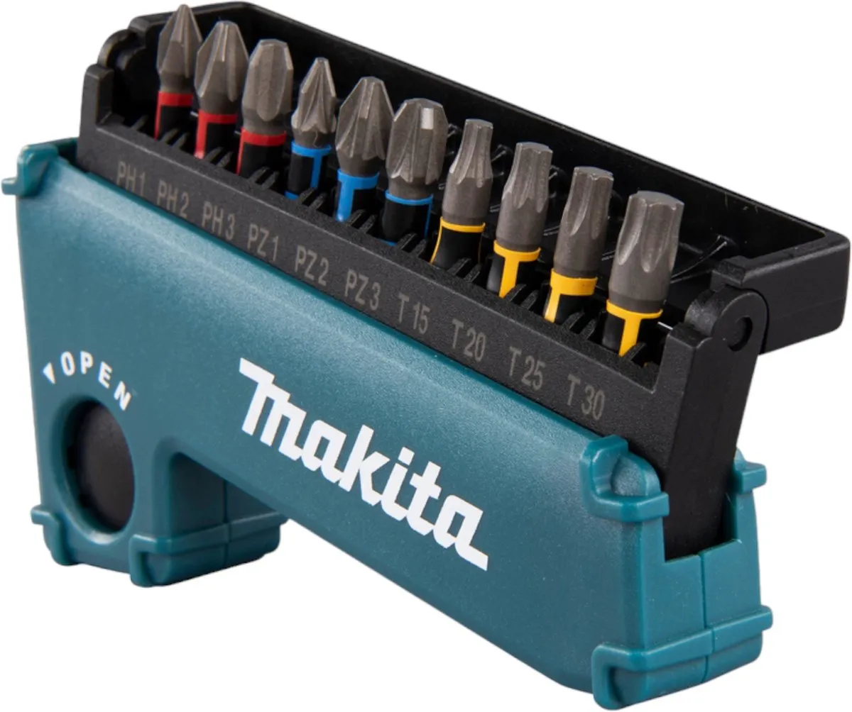 Makita Slagschroefbitset E-03567 - 11-delig - T15
