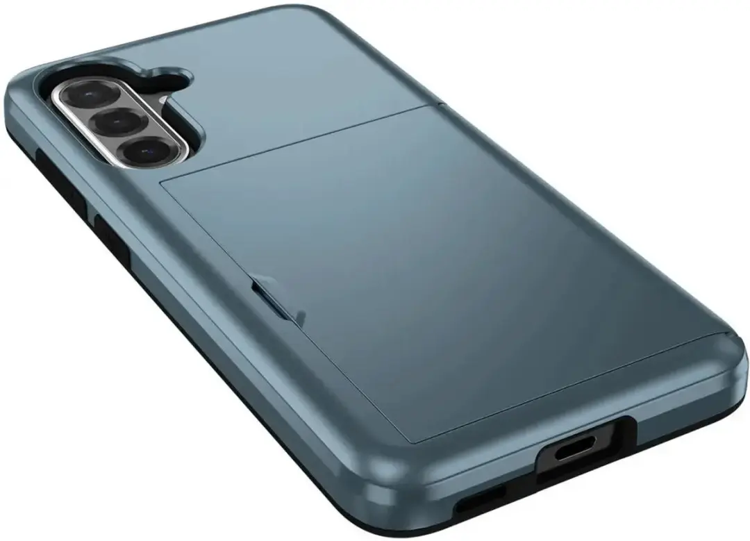Selected Hoesje Samsung Galaxy A56 - Kaarthouder Blauw