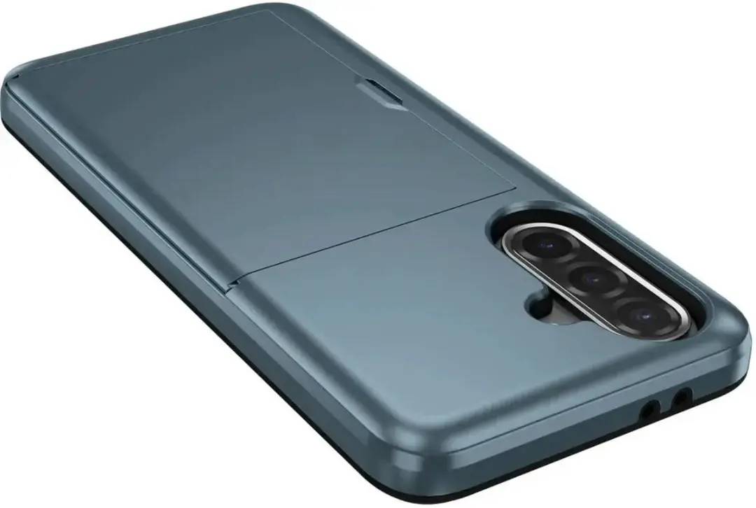 Selected Hoesje Samsung Galaxy A56 - Kaarthouder Blauw