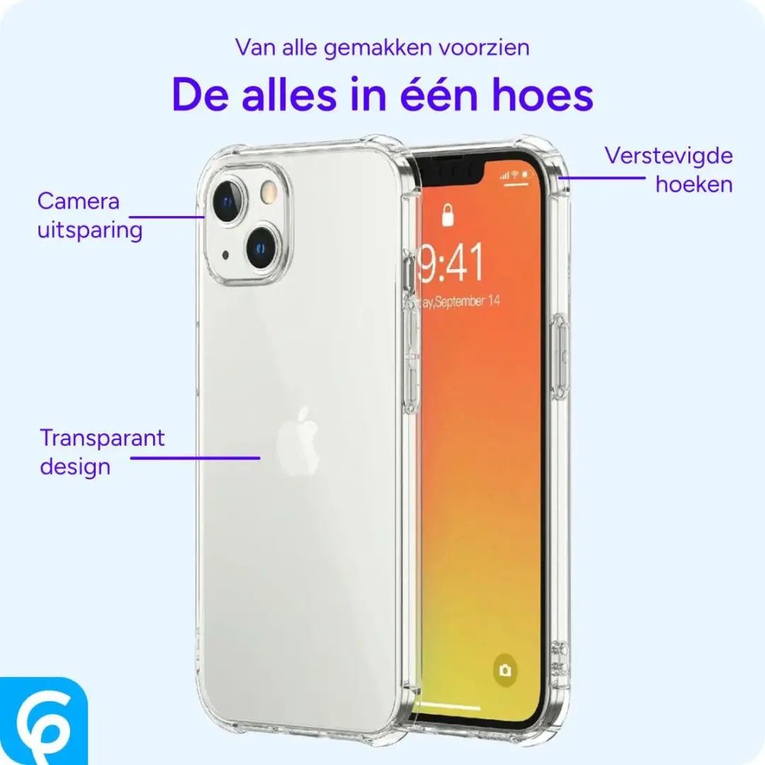 Selected Hoesje iPhone 13 TPU Transparant