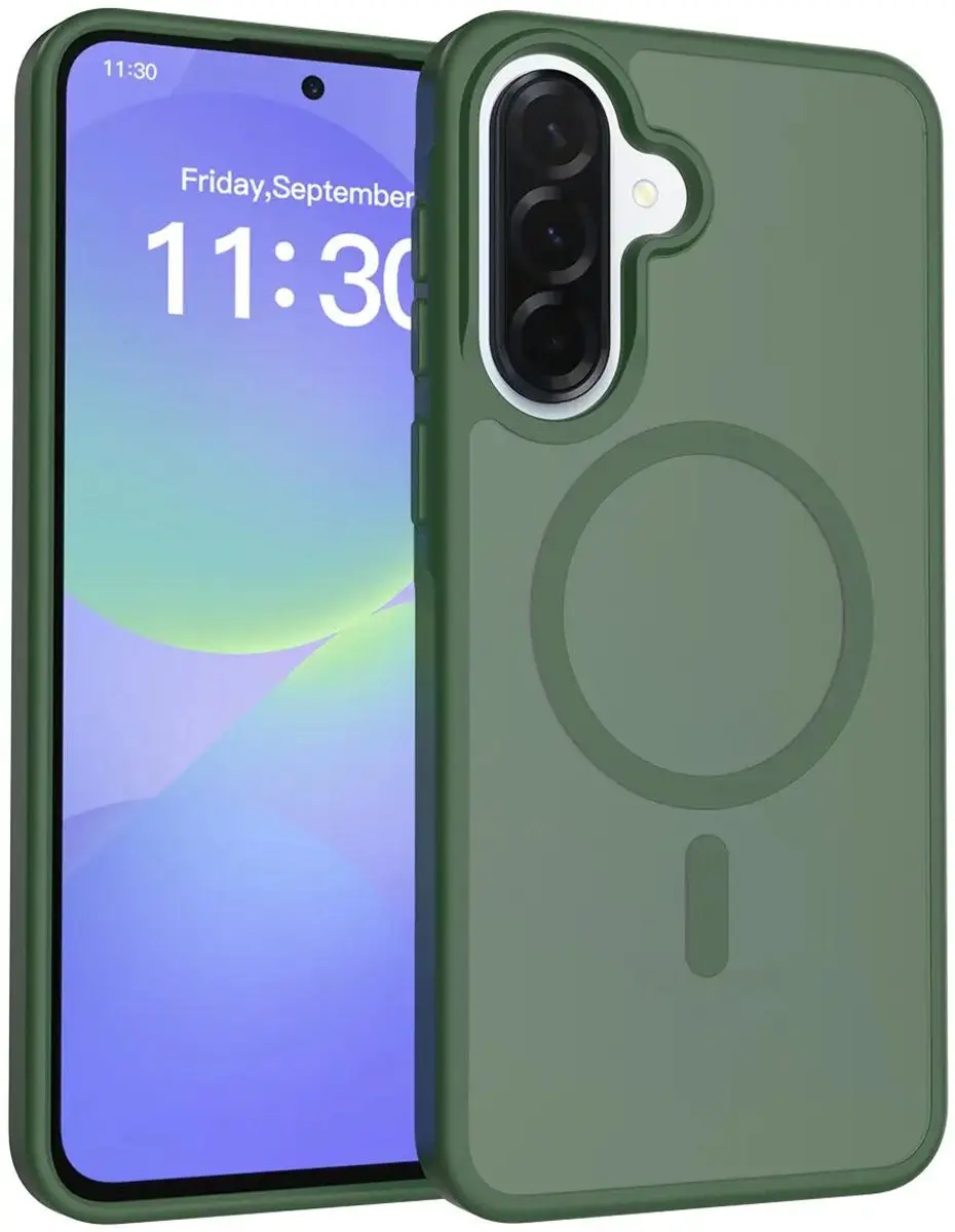 Selected Hoesje Samsung Galaxy A37 MagSafe Groen