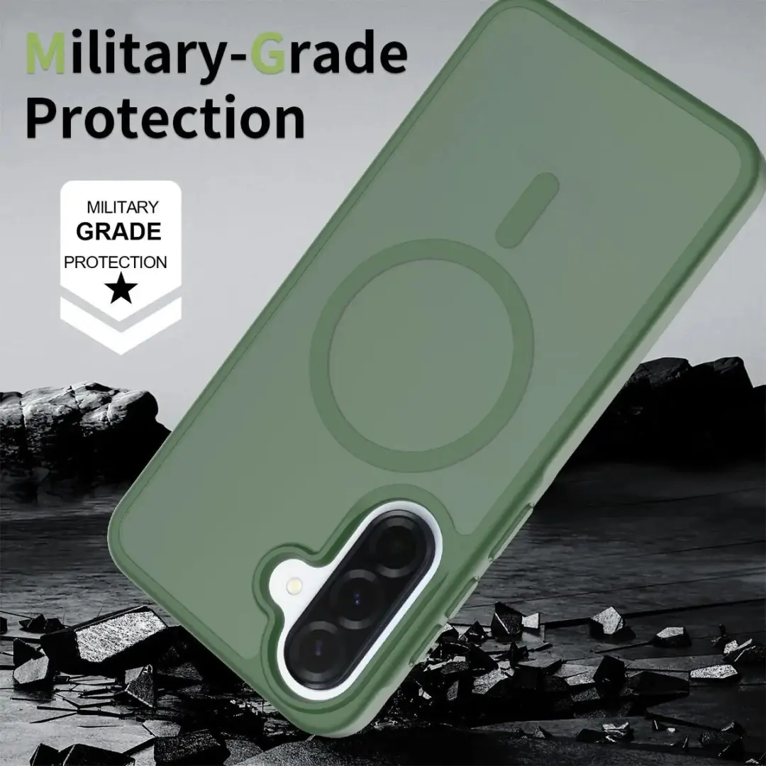 Selected Hoesje Samsung Galaxy A37 MagSafe Groen