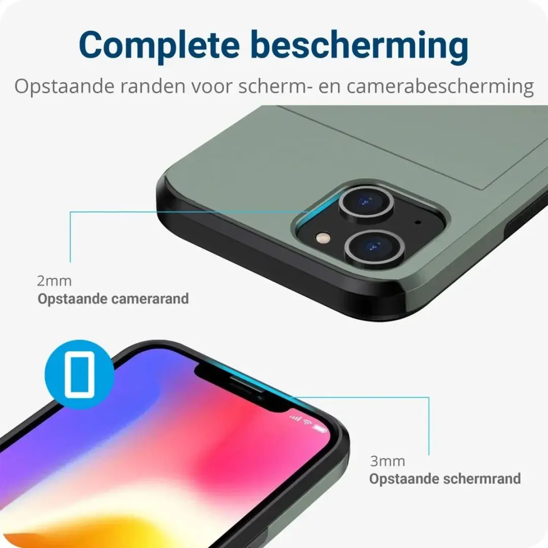 Selected Hoesje Samsung Galaxy S23 Plus - Kaarthouder Groen