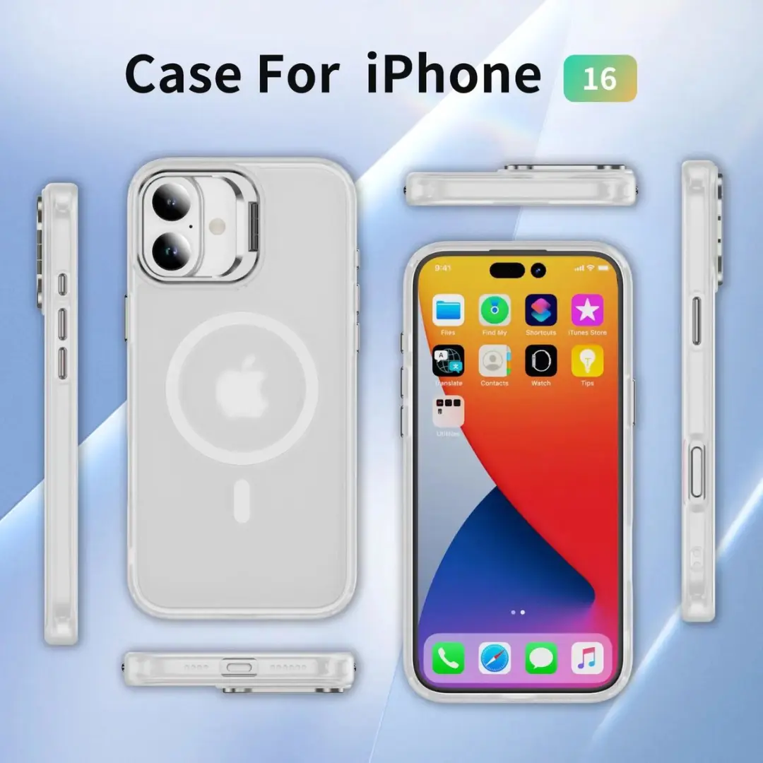 Selected by GSMpunt.nl iPhone 16 Hoesje - MagSafe & Qi2 Transparant