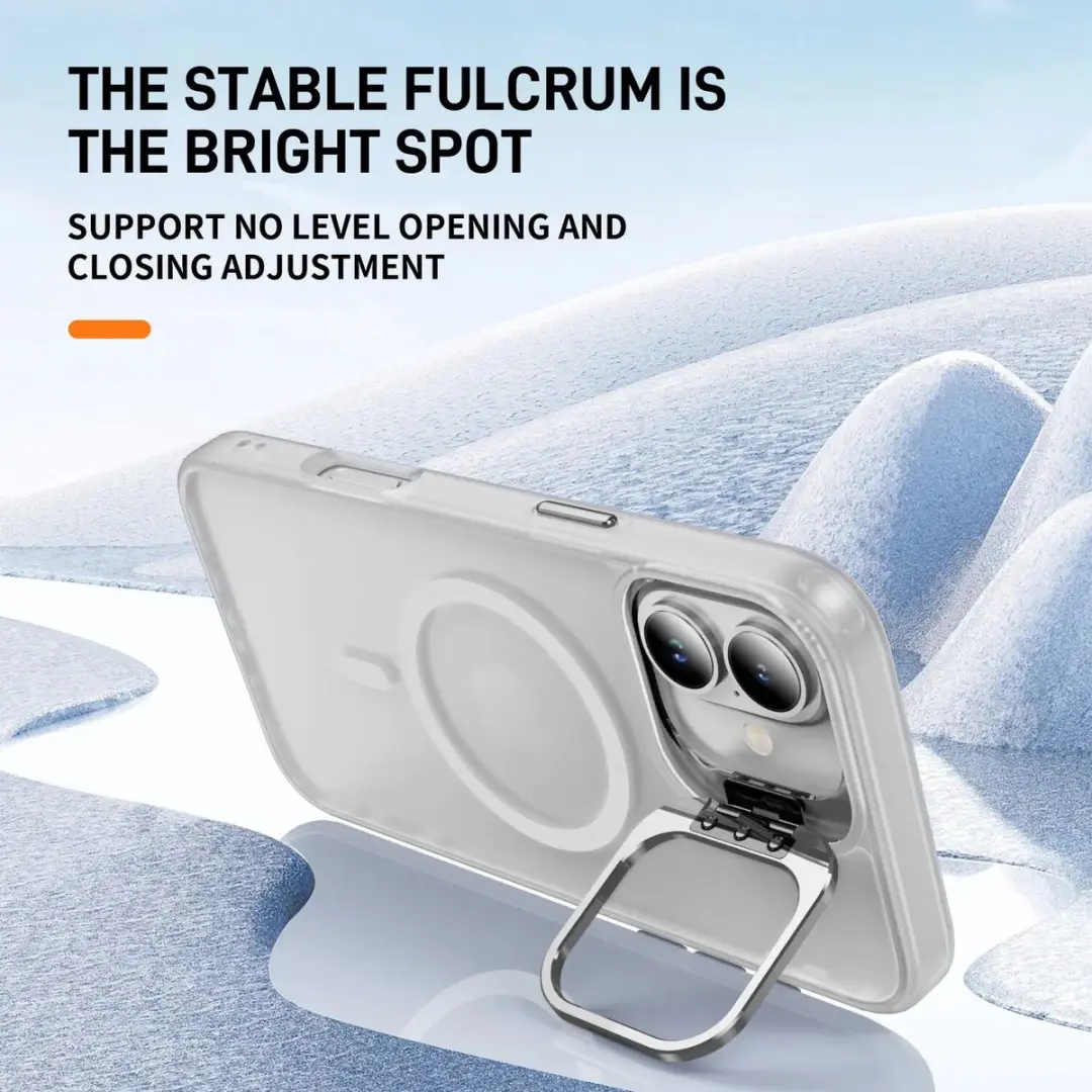 Selected by GSMpunt.nl iPhone 16 Hoesje - MagSafe & Qi2 Transparant
