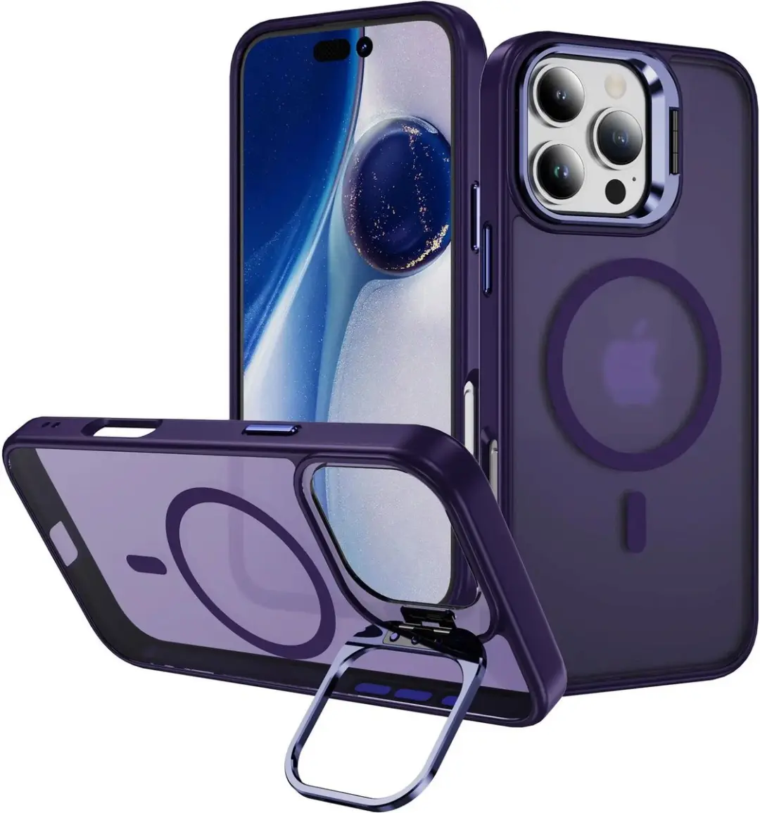 Selected Hoesje iPhone 16 Pro MagSafe Paars