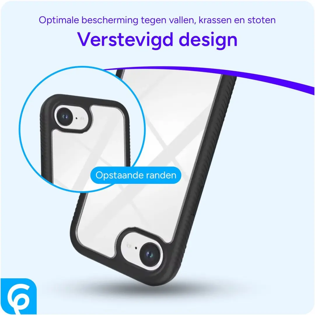 Selected by GSMpunt.nl iPhone 16e/17e Hoesje - Full Protect - Zwart