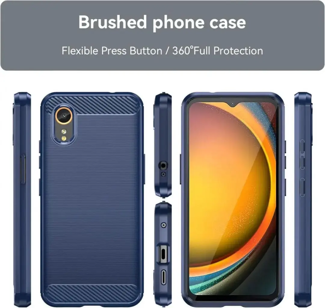 Selected TPU Hoesje Samsung Galaxy Xcover 7 - Blauw