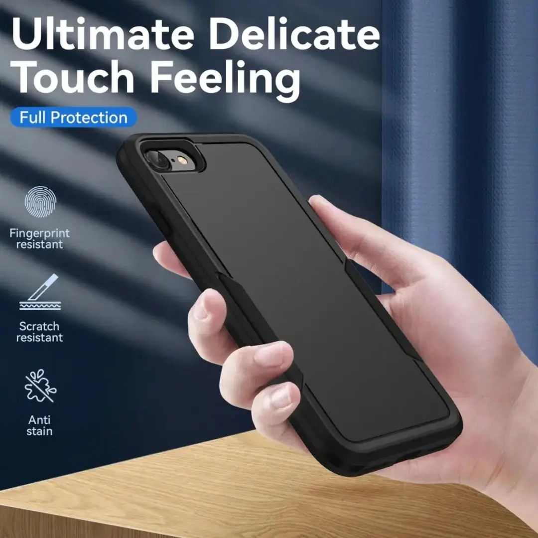 Selected Back Cover iPhone 16e/17e Rugged Hoesje - Zwart - afbeelding 6 van 6