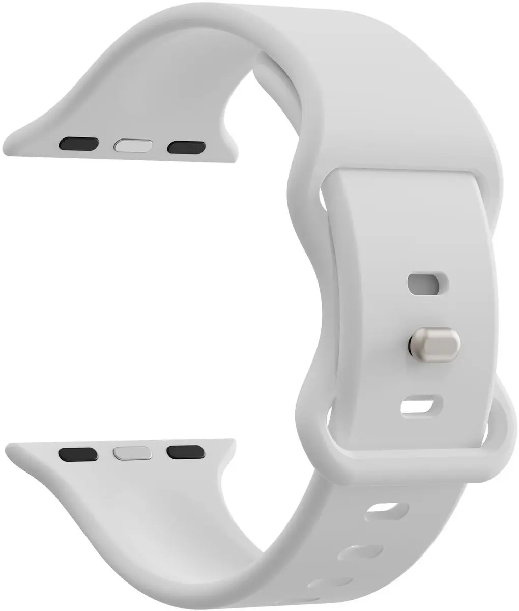 Selected SBG Siliconen Bandje Apple Watch 8 45mm - Wit