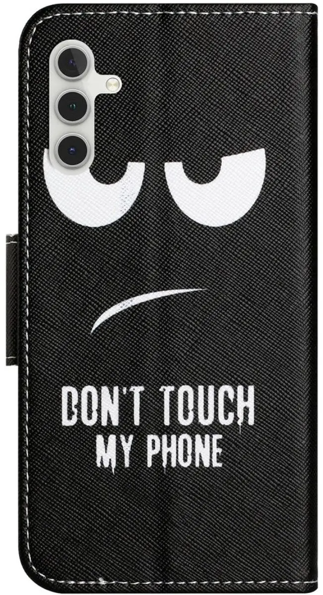 Selected Hoesje Samsung Galaxy A26 Book Case - Zwart Touch
