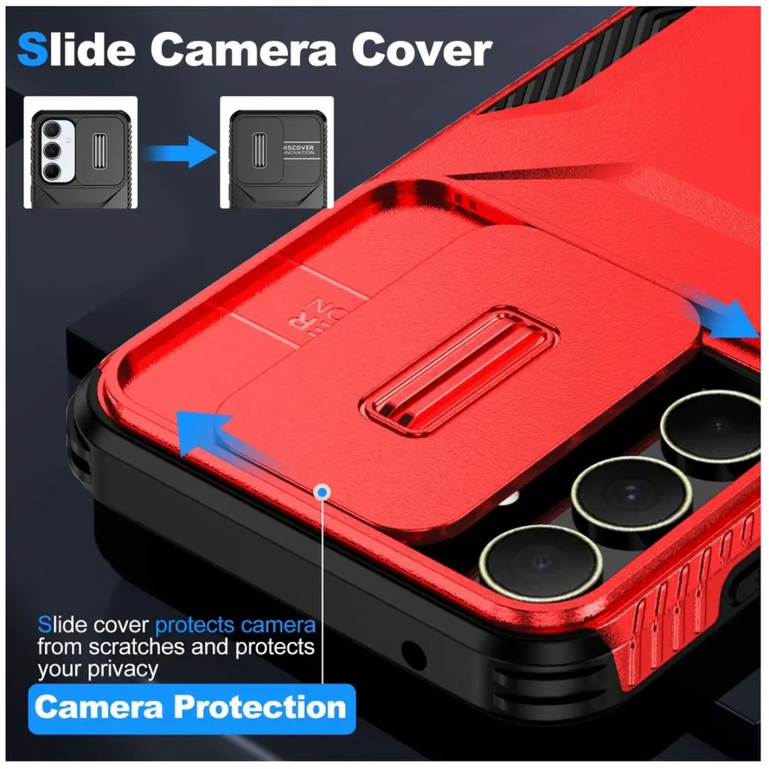 Selected Hoesje Samsung Galaxy A55 Back Cover - Rood