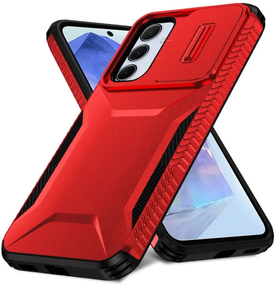 Selected Hoesje Samsung Galaxy A55 Back Cover - Rood