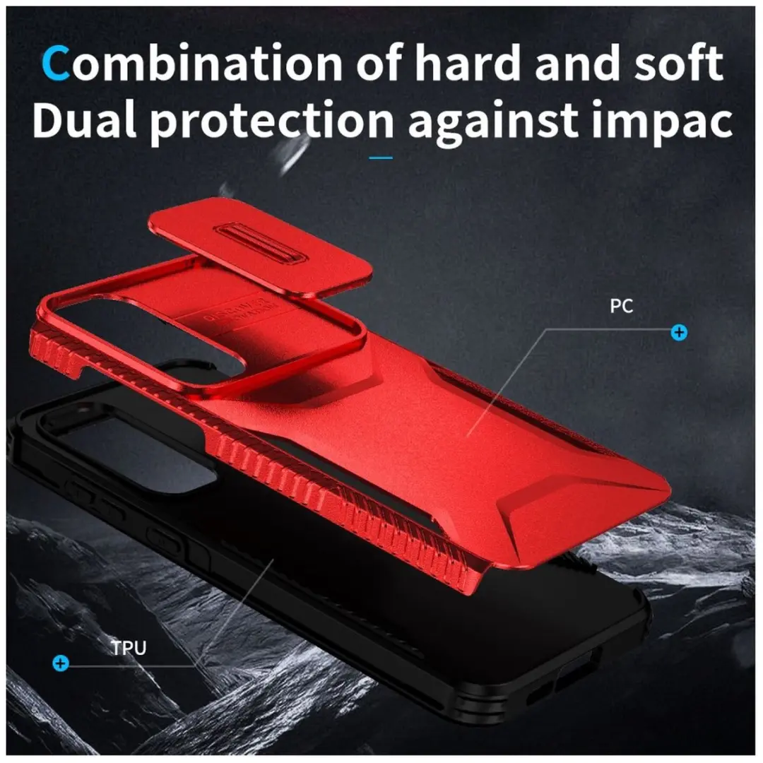 Selected Hoesje Samsung Galaxy A55 Back Cover - Rood