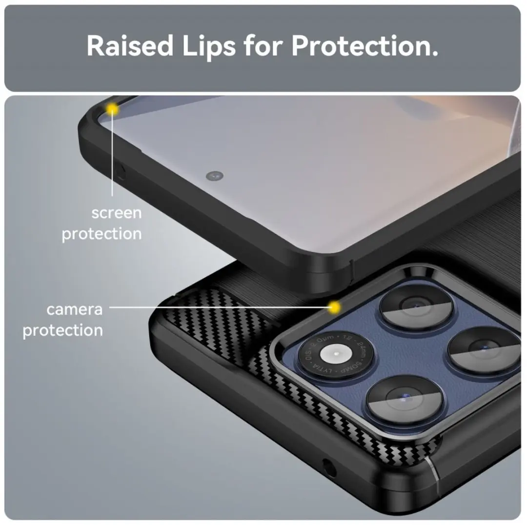 Selected TPU Hoesje Motorola Edge 60 - Zwart