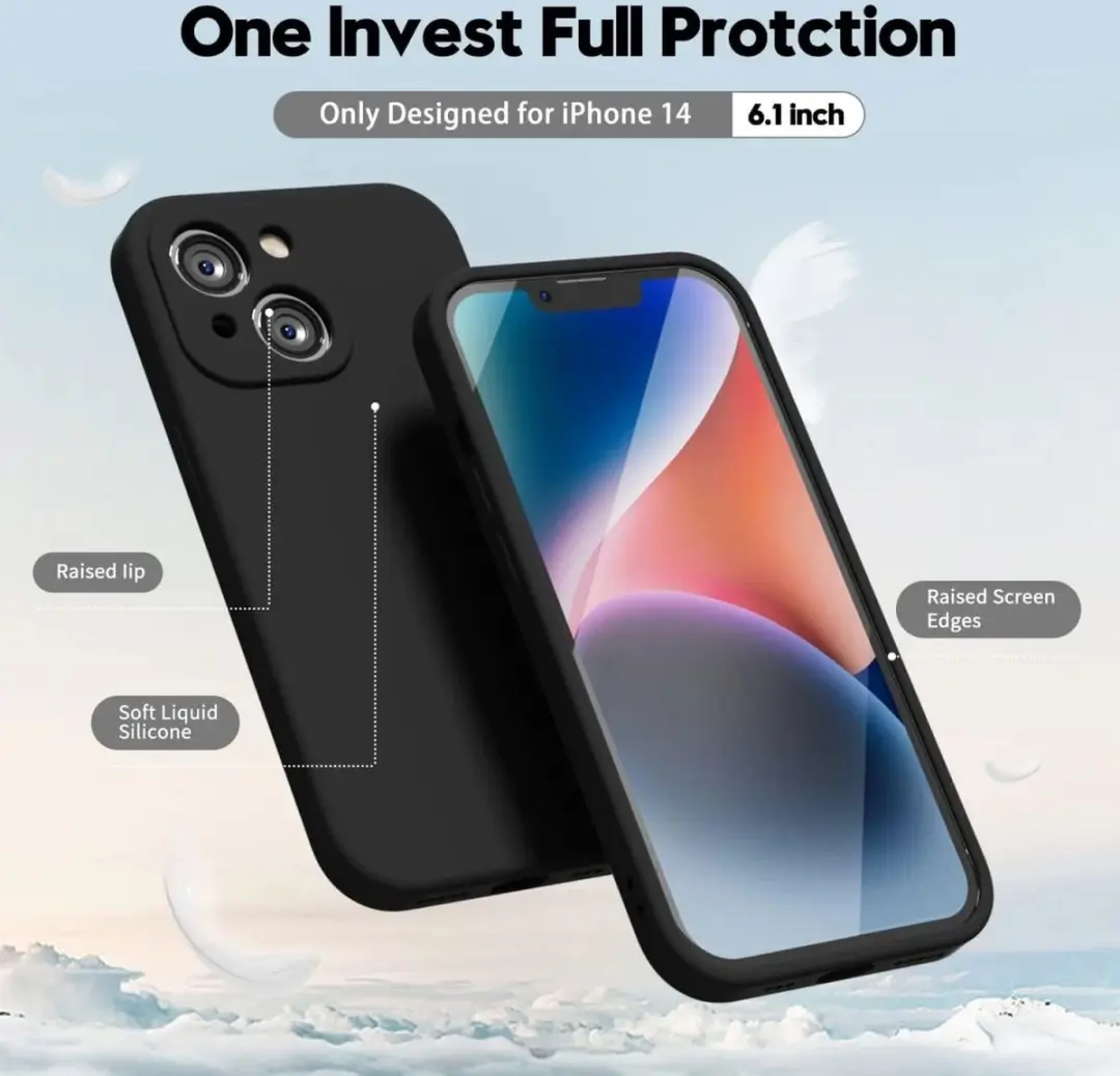 Selected by GSMpunt.nl iPhone 14 Hoesje - Zwart