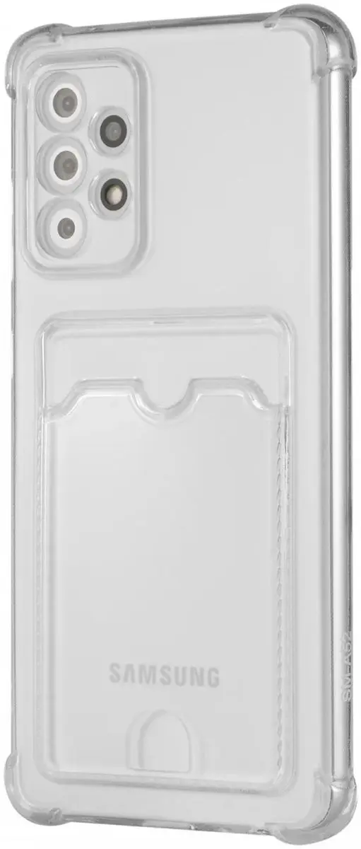 Selected Transparant TPU Hoesje Samsung Galaxy A33 - 1 Pasjeshouder