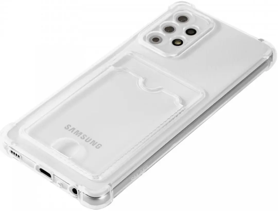 Selected Transparant TPU Hoesje Samsung Galaxy A33 - 1 Pasjeshouder