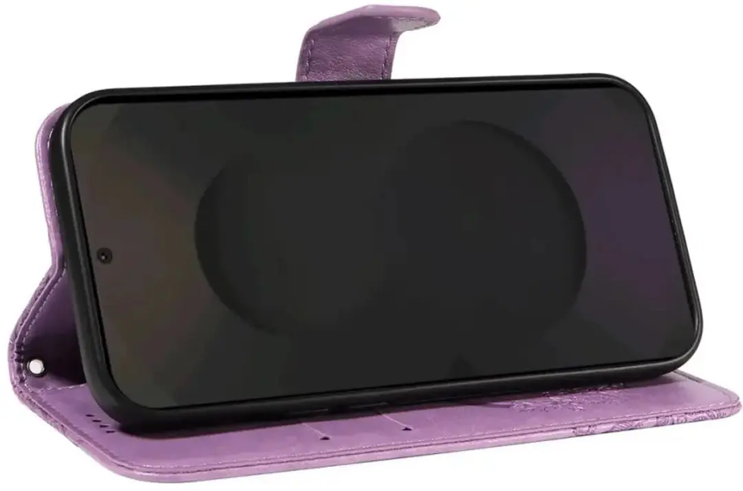Selected Hoesje Samsung Galaxy S25 FE Wallet Book - Paars