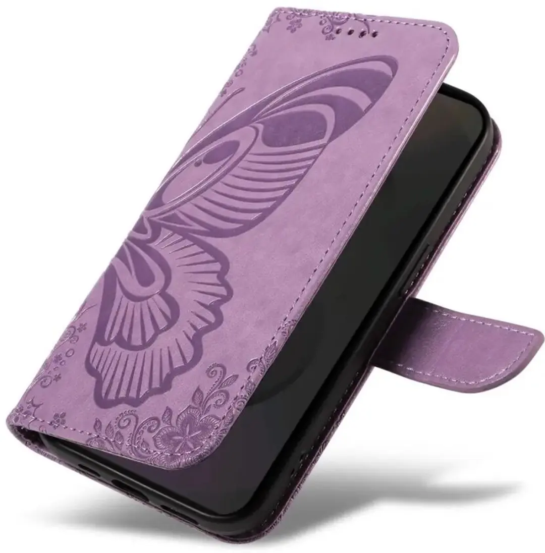 Selected Hoesje Samsung Galaxy S25 FE Wallet Book - Paars