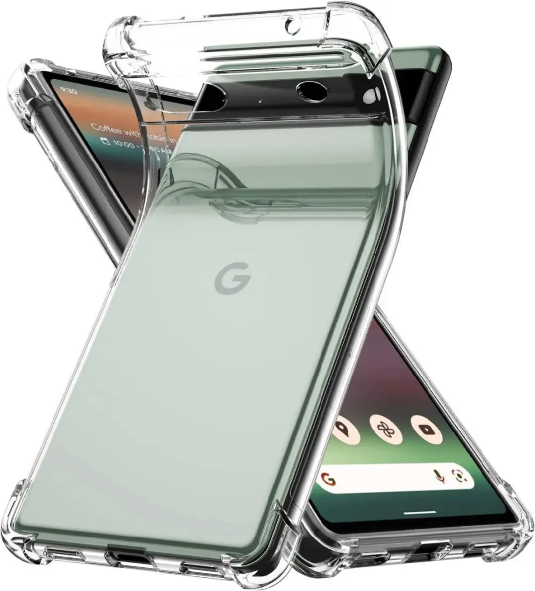 Google Pixel 6a Hoesje Schokbestendig Transparant