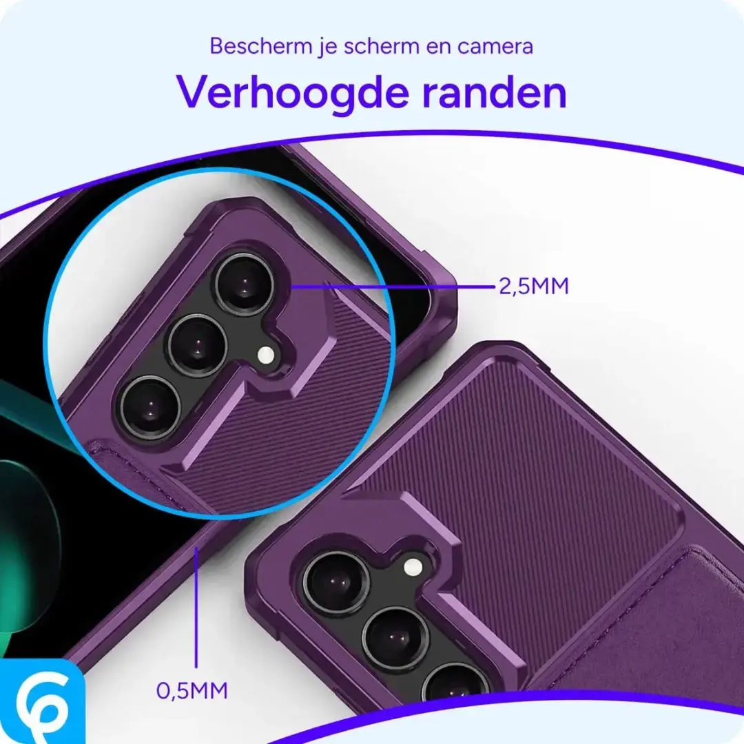 Selected Portemonnee Hoesje Samsung Galaxy A56 - 4 Pasjes - Paars