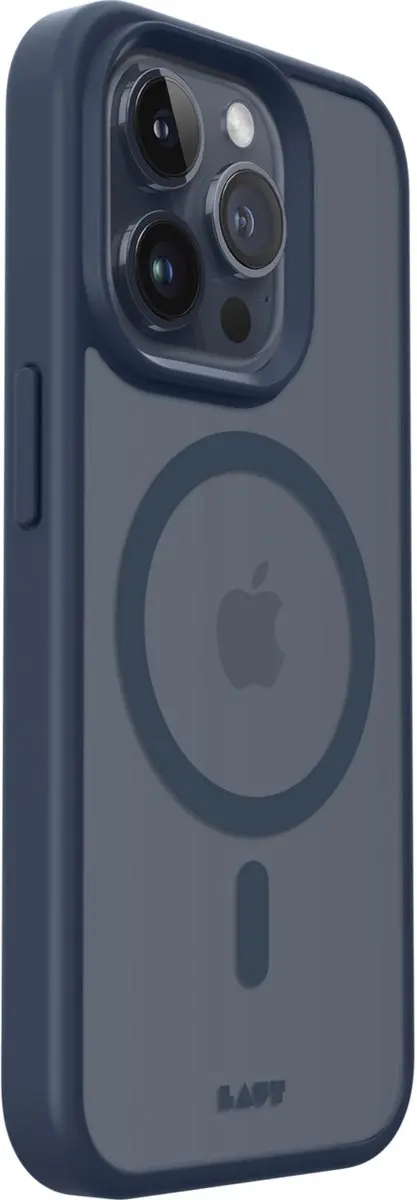 Laut HUEX PROTECT Hoesje iPhone 15 Pro Max - Blauw