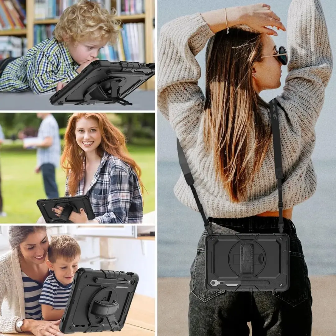 Selected Hoes Samsung Galaxy Tab S10 Lite/S10 FE/S9/S9 FE - Zwart