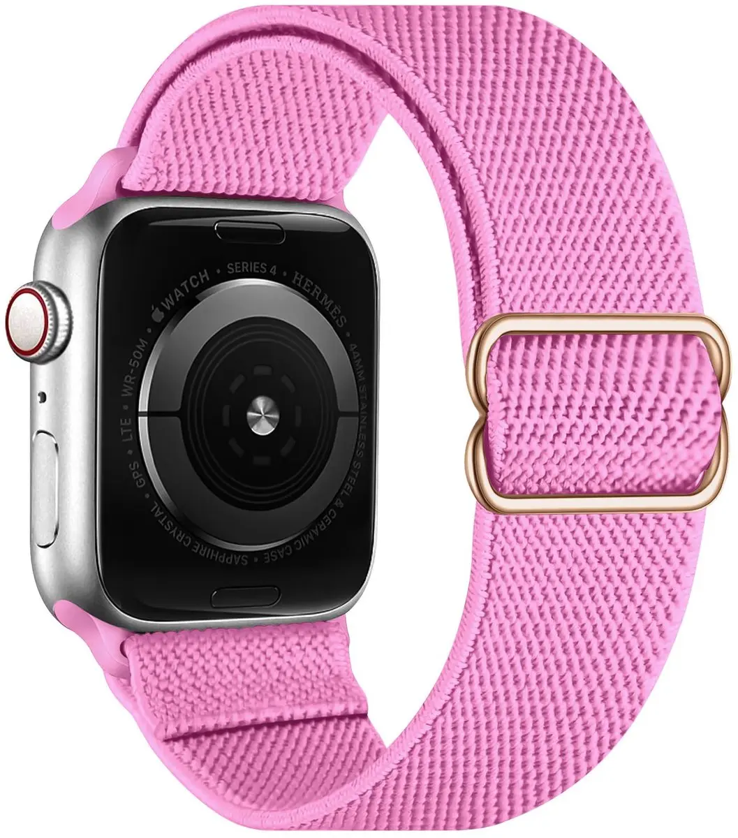 Selected SBG Nylon Sportband Apple Watch - Roze - 38-42mm