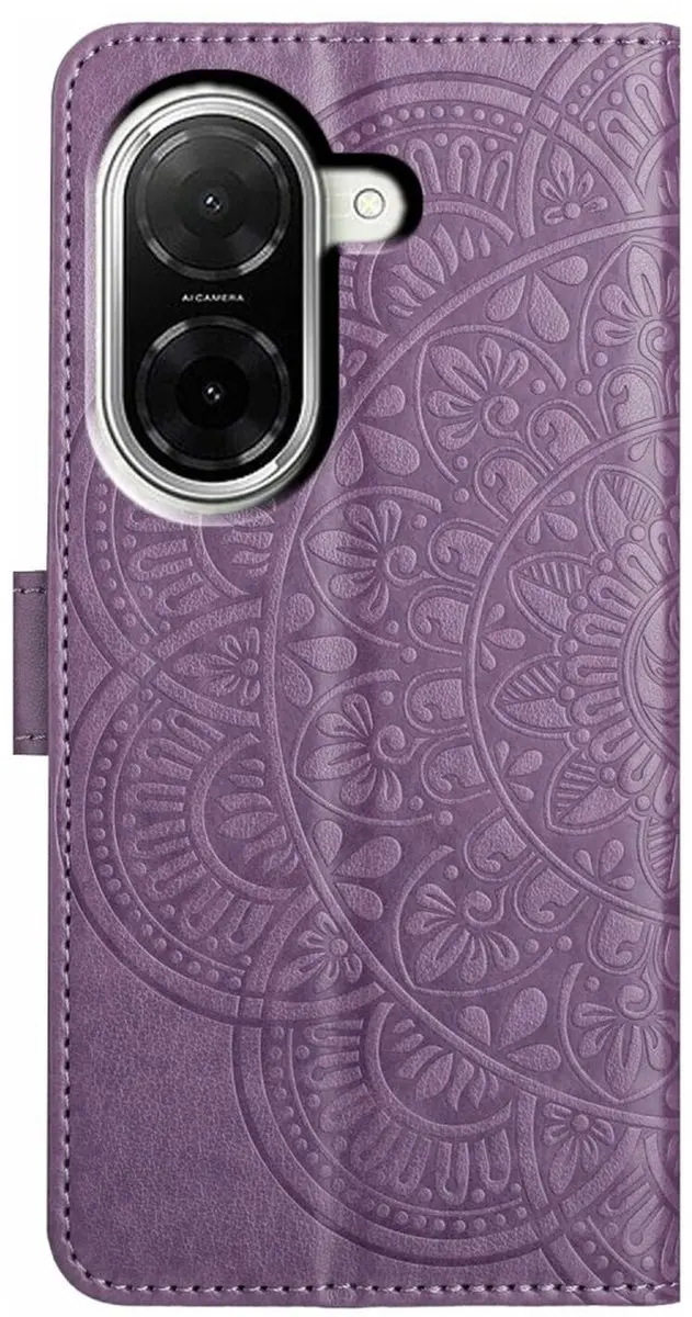 Selected Mandala Book Case Xiaomi Redmi A5 4G - Hoesje Paars