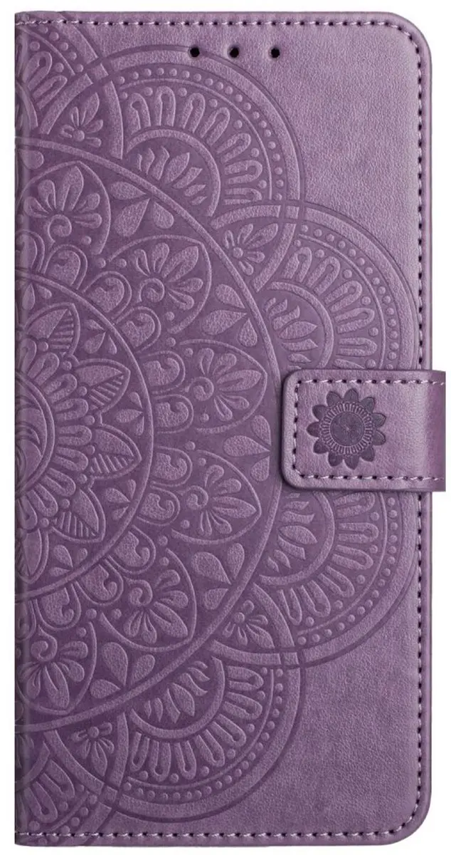 Selected Mandala Book Case Xiaomi Redmi A5 4G - Hoesje Paars