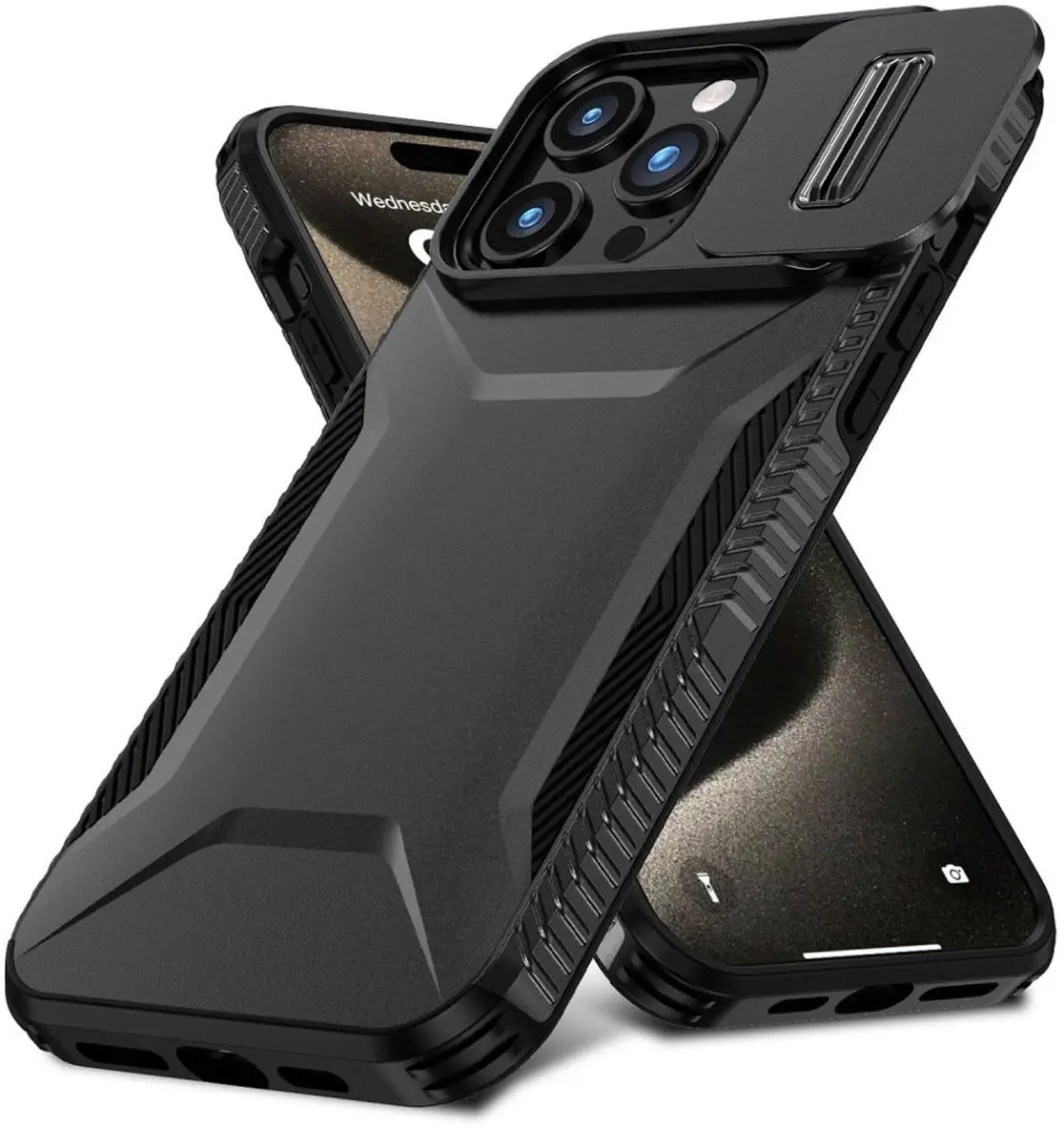 Selected Hoesje iPhone 15 Pro Back Cover - Zwart