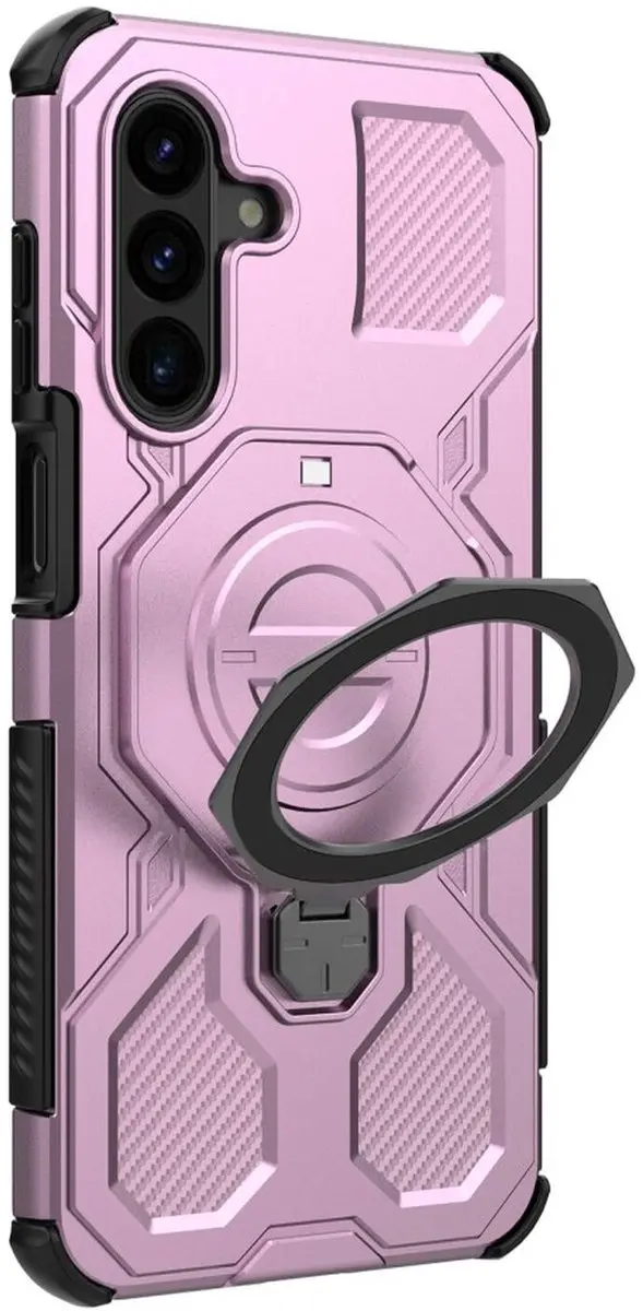 Selected Hoesje Samsung Galaxy A17 MagSafe Roze - 360° Draaibaar