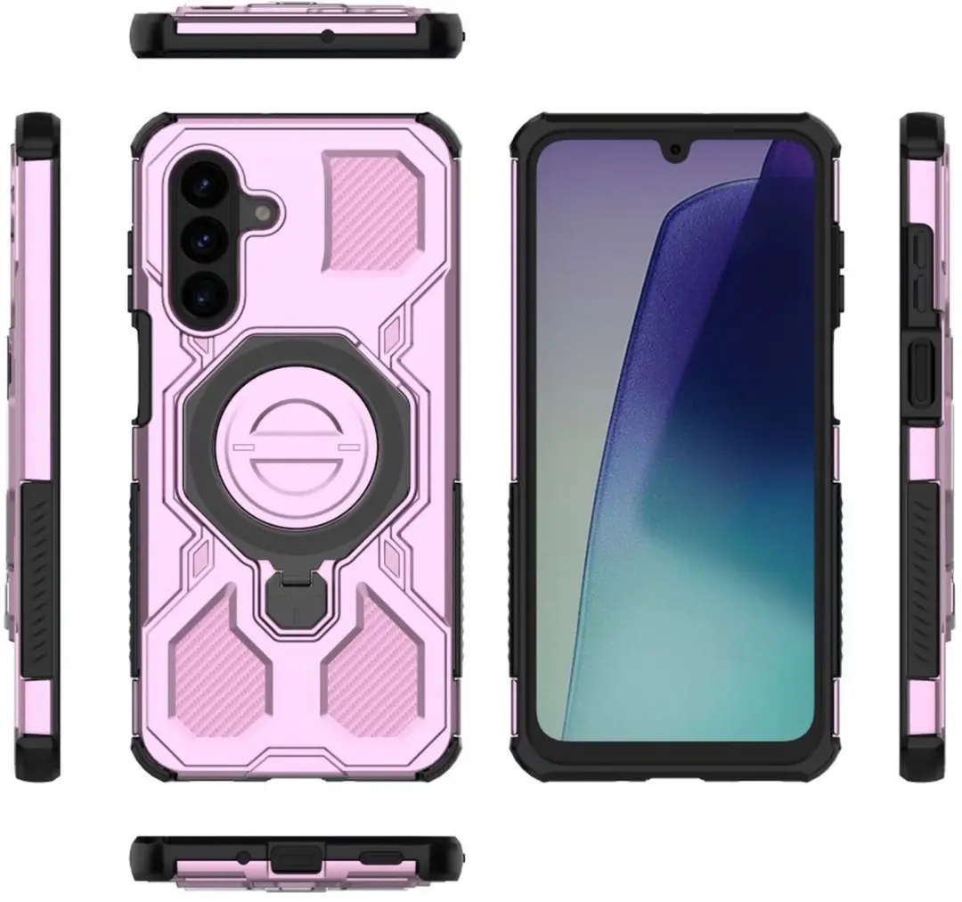 Selected Hoesje Samsung Galaxy A17 MagSafe Roze - 360° Draaibaar