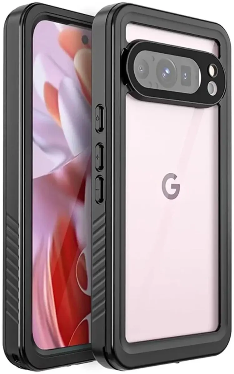 Selected SBG Outdoor Case Waterdicht Pixel 9 Pro - IP68 - Zwart/Transparant
