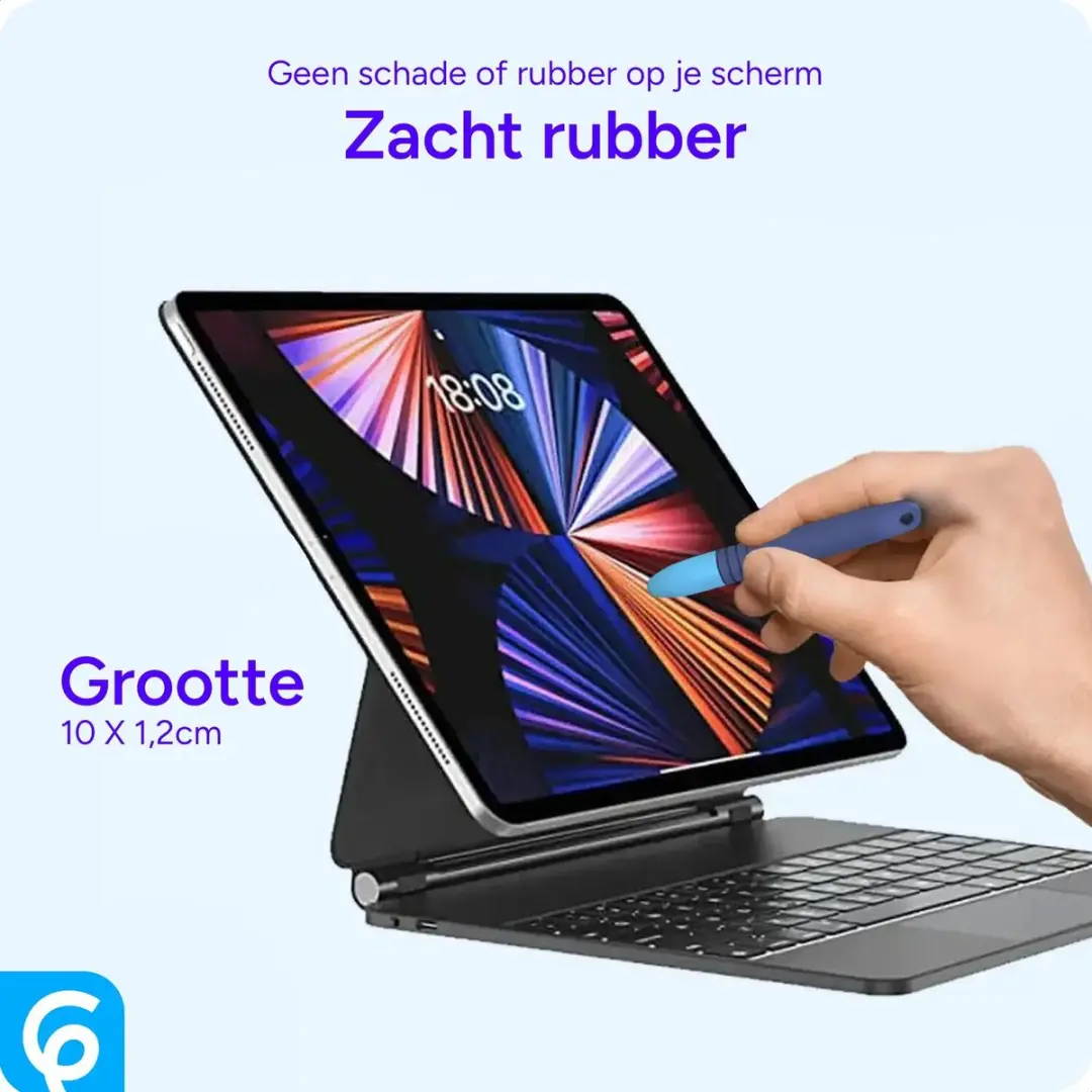 SBG Zachte Kindvriendelijke Stylus Pen - Blauw