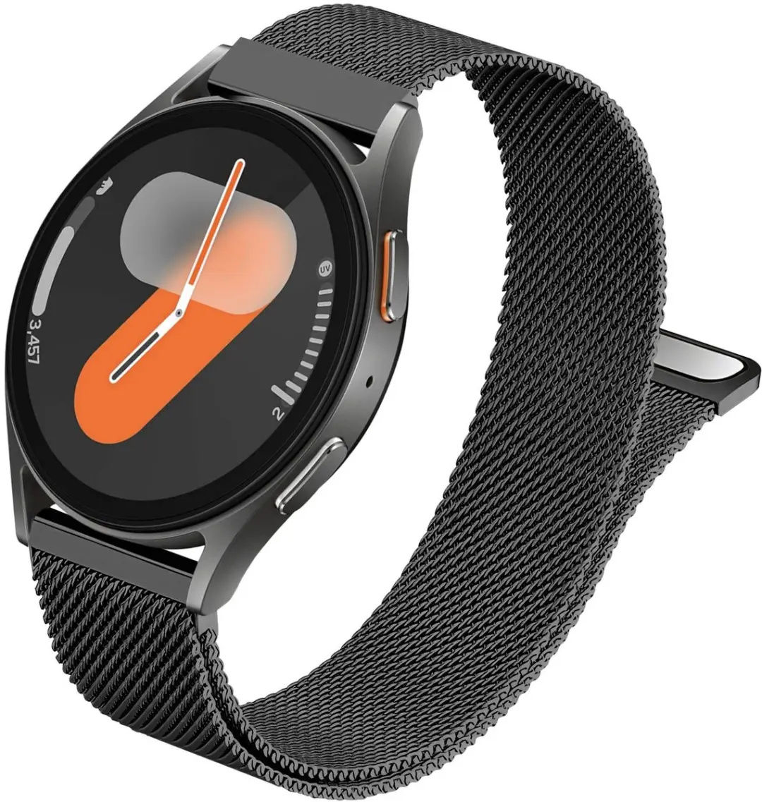 Selected SBG Universeel 22mm Horlogeband - Zwart - afbeelding 6 van 6