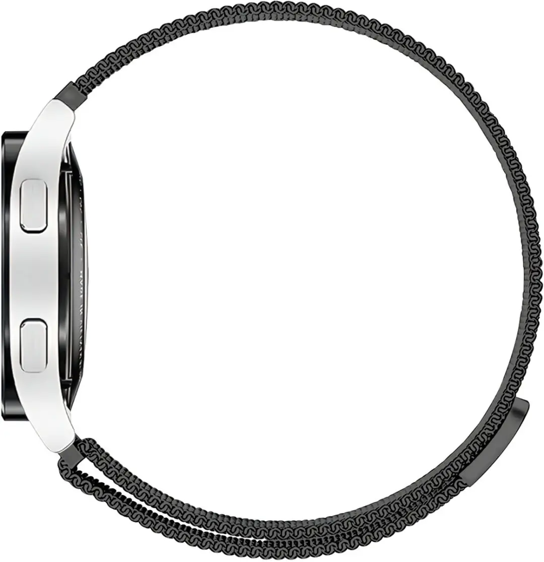Selected SBG Universeel 22mm Horlogeband - Zwart