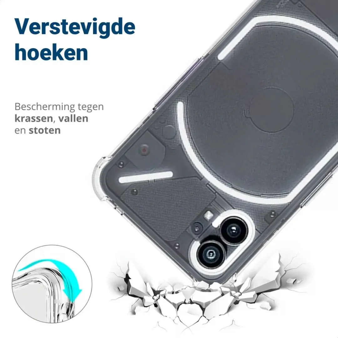 Nothing Phone (1) TPU Hoesje - Transparant
