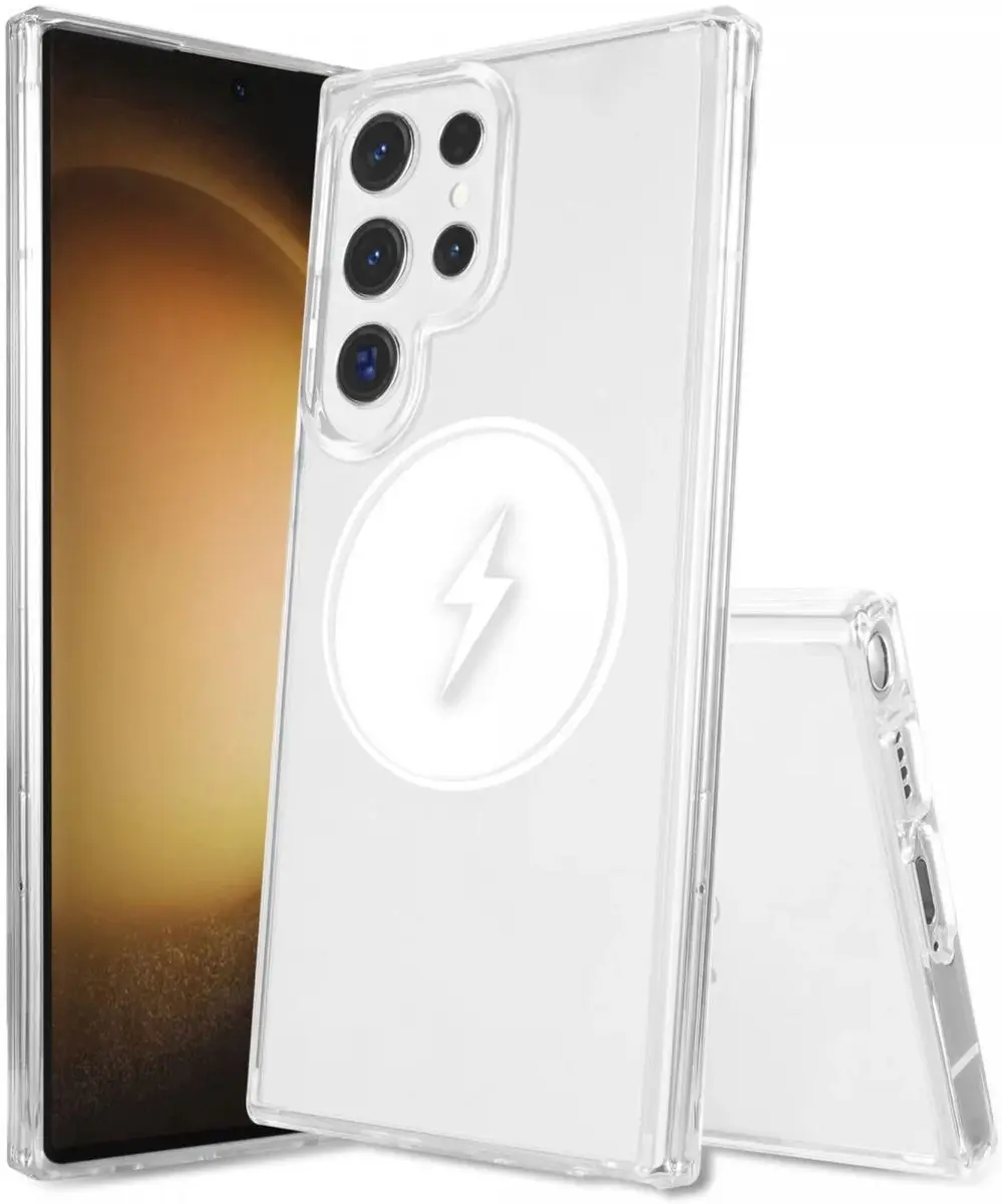 Selected Hoesje Samsung Galaxy S23 Ultra MagSafe Transparant