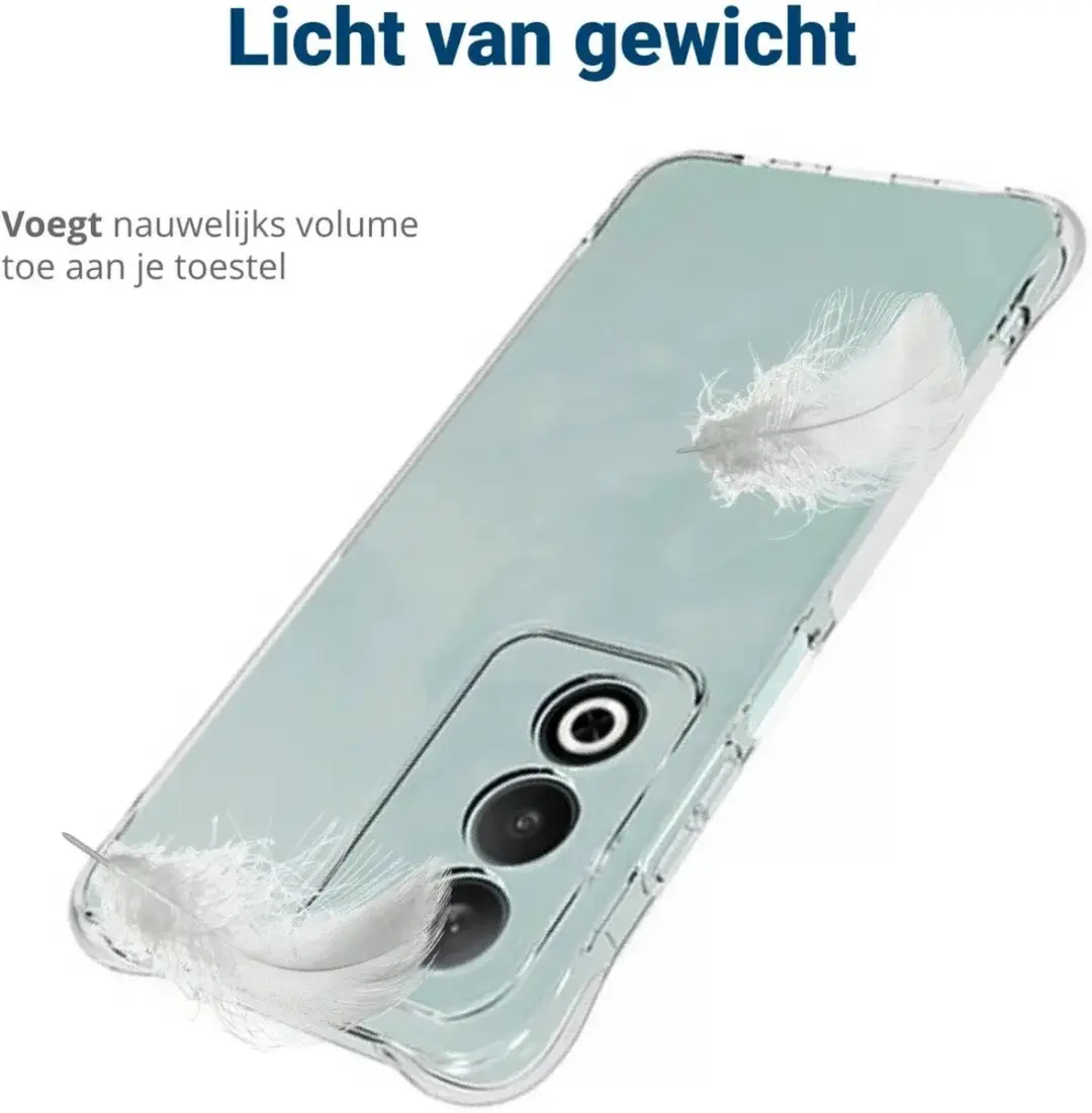 Selected Transparant Hoesje Oppo A80 - Schokbestendig